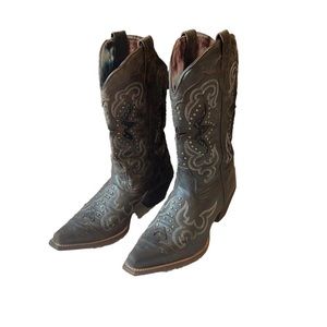 Laredo cowgirl western boots snip toe